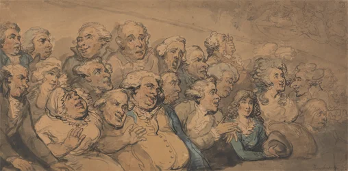Une audience au théâtre de Drury Lane